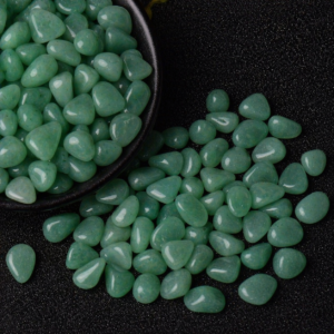 Đá thạch anh vụn xanh Aventurine rung bóng